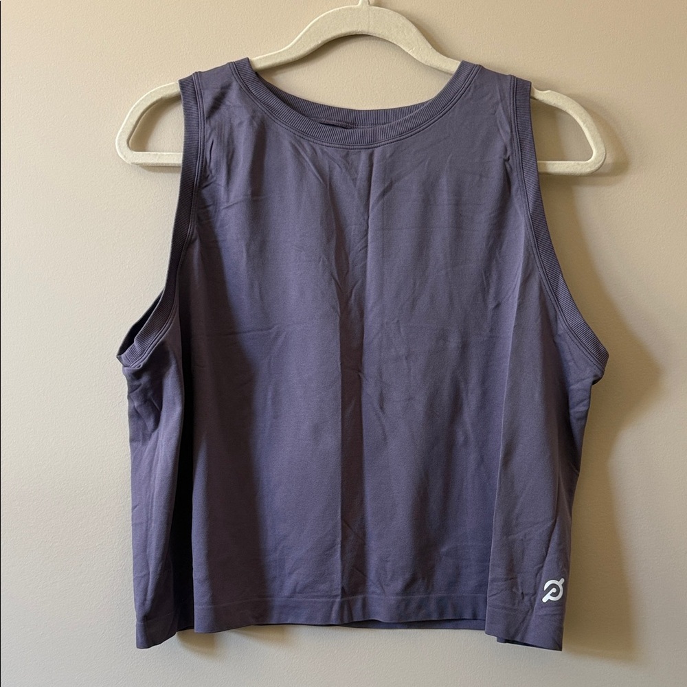 Peloton lavender Sleeveless Performance crop Tank Top
